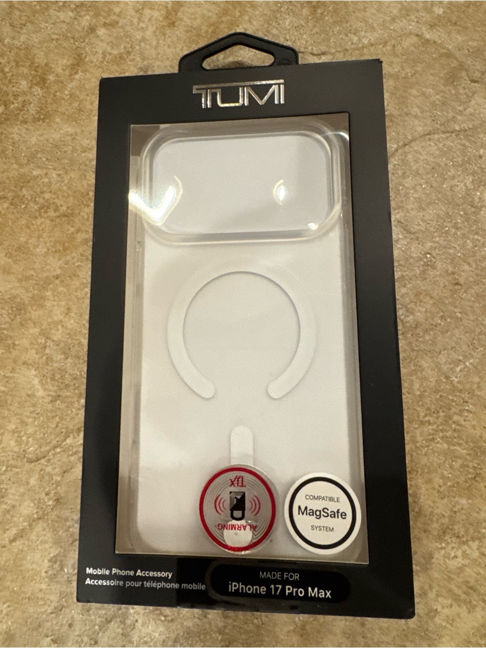 Tumi Clear MagSafe Compatible iPhone 17 Pro Max Case